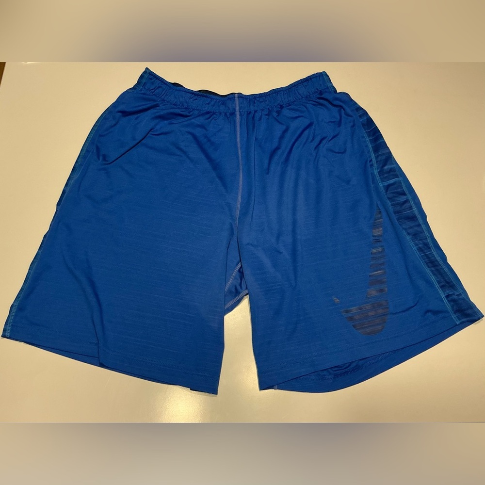 Nike Men's Vibrant Blue Athletic Shorts